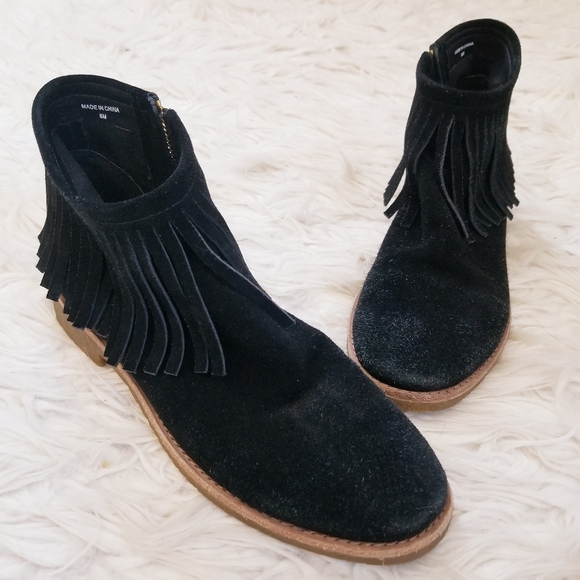 Kate Spade Betsie Fringe Booties - Picture 1 of 8